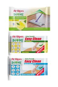 Mr. Wipes Temizleme Mendili Seti - Parke Laminant Zemin Islak Mendili+Temizleme Mendili 40'lı 2 Adet
