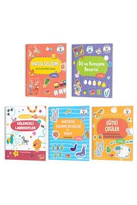 2-4 Yaş Evde Etkinlik Zeka Ve Dikkat Gelişimi 5'li Set