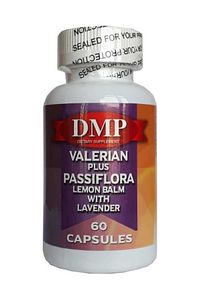 Valerian Plus Passiflora Lemon Balm With Lavender 60 Kapsül