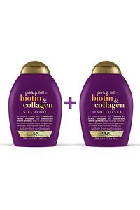 Dolgunlaştırıcı Biotin&Kolajen Sülfatsız Şampuan 385ml + Bakım Kremi 385ml