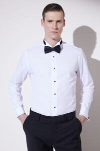 BROOKS BROTHERS-Męska biała koszula smokingowa z kołnierzykiem typu „slim fit” 2