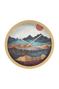 Sunset Duvar Saati 30 Cm