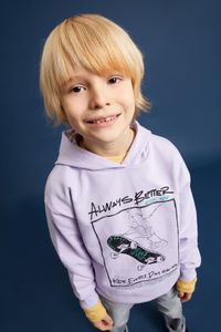 DeFacto-Kapuzen-Sweatshirt mit Oversize-Passform für Jungen 3