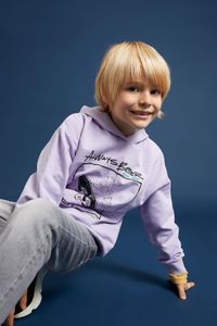 DeFacto-Kapuzen-Sweatshirt mit Oversize-Passform für Jungen 1