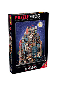 Anatolian Puzzle 1000 Parça Yapboz Puzzle - Amsterdam Starry Night