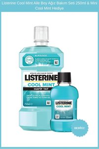 İlgili ürün resmi Listerine Ağız Çalkalama Suyu