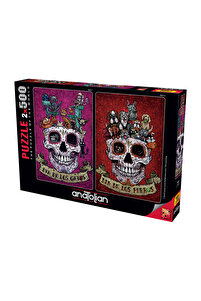 Anatolian Puzzle 2x500 Parça Yapboz Puzzle - Halloween 3623
