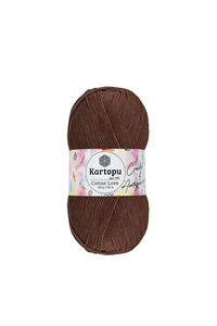 Kartopu Cotton Love K818 Koyu Kahve Amigurumi Pamuklu El Örgü