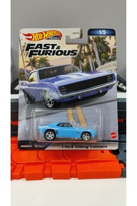 HOT WHEELS PREMIUM 1969 CHEVY CAMARO FAST AND FURIOUS 1:64 Ölçek