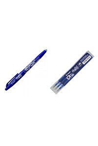 Pilot Frixion Ball Silinebilir Mürekkepli Roller Kalem 0.7mm Mavi+