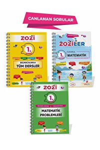 【バラ売りも可能】講習問題集13冊セット ZOZİLER 1.sınıf Üçlü Set (MAT SORU BANKASI - BULMACALARLA TÜM