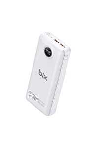 Bix Pb201 20000mah 22.5w 3 Çıkışlı Usb Qc 4.0 Type-c Pd Lcd