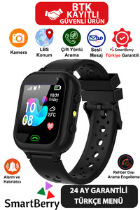 Smartberry Z5 Lbs Konumlu Akıllı Çocuk Takip Saati Sim Kartlı