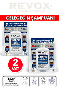Revox Bitkisel Şampuan ve Aktif Özlü 4 Adet Özel Destek Serumu Saç