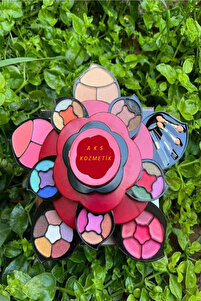 aks kozmetik 44 Parça Makyaj Seti - Gül Model Makyaj Seti