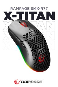 Rampage Smx-r77 X-titan 7200 Dpı Rgb Ledli Süper Hafif Makrolu