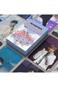 Kpop Dünyasi SEVENTEEN '' Carat Land '' Çift Yön Baskılı Lomo Card