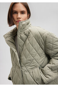 Mavi Kapitone Haki Ceket Loose Fit / Bol Rahat Kesim 1110137-71818