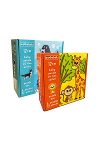 【Peco】AQセット+MyBigBook Neobebek Hayvanlar Yapboz Seti 2 - Safari - Kutup (2 KUTU