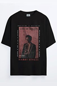Grove Fashion Live In Concert Harry Styles Baskılı Unisex Oversize