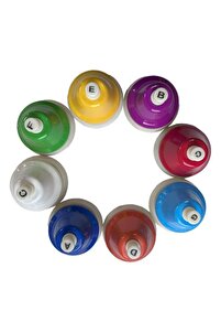 Midex Hb-80 Çocuklar Için eğitici Oyuncak Masa Zil Seti 8 Notalı