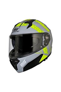 MTS M 966 V2 Çene Açılır Kask Neon Gözlüklü - Fiyatı, Yorumları