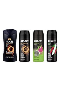 Axe Dark Temptation Erkek Duş Jeli 250ML + Epic Fresh + Africa