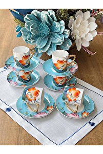 Mikasa Moor Garden Mavi 6lı Kahve Fincanı Seti 100CC - Fiyatı
