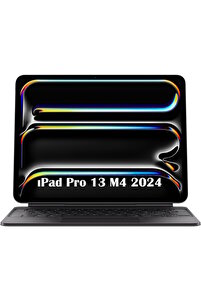 m.tk moveteck İpad Pro 13 inç M4 7. Nesil Uyumlu Klavyeli Kılıf