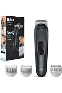 Braun Body Groomer Series 3, Ciltte Nazik, SkinShield Teknolojisi