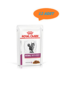  CANIN Renal Support 237ml ×12本★未開封 Royal Canin Renal with Beef Sığır Etli Kedi Yaş Maması 12 x 85gr