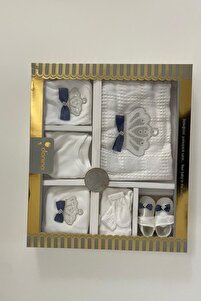 Donino Baby 11 Parça Incili Kral Taşlı Erkek Bebek Hastane Çıkışı