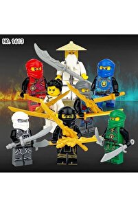 Legoedly 8 Li Set Ninja Yapı Oyuncak Uyumlu Karakter Seti - Fiyatı