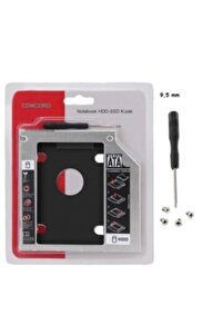 Concord 9.5mm Hdd Caddy Notebook Dvd To Ssd Kutu Sata Laptop