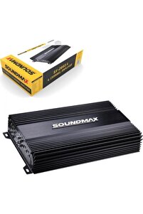Soundmax Sx-2850 2024 Yeni Seri 4 Kanal Oto Amfi 4 Ohm 4x60 Rms