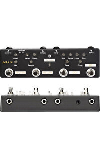 Midex QuadraFX SL-918 Analog Gitar Efekt Pedalı (Reverb, Delay, FX