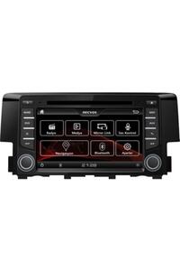 Necvox Honda Civic Fc5 2016- Gps Dvd Digital Tv Usb Bt Hd Kamera