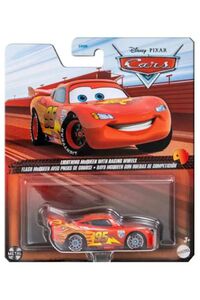 Cars Disney Pixar Cars Lightning McQueen With Racing Wheels (1/55