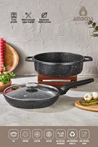 Amboss Montana 3 Parça Döküm Set - Siyah - Fiyatı, Yorumları