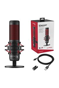 HyperX Quadcast Mikrofon Profesyonel Gaming HX-MICQC-BK Oyuncu