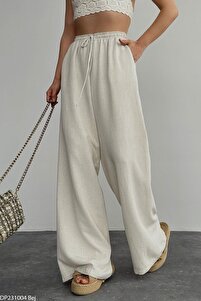 Pantaloni Donna Noisy May Nmleilani Nw Loose Pants Wvn Noos: Vita Media Con Elastico E Coulisse