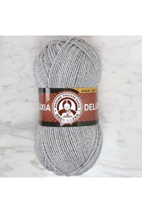 Ören Bayan Deluxia El Örgü Ipliği 100 gr Renk 007 Açık Gri