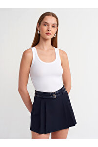 Dilvin 20829 Top suspendat-Alb- Trendyol