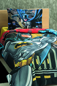 BATMAN　オーダー品 Özdilek Batman Yellow Tek Kişilik Lisanslı Kapitone Çocuk Nevresim