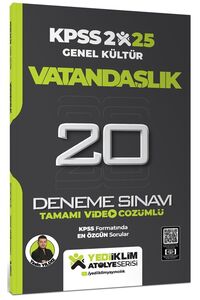 Yediiklim Yayınları Yediiklim 2025 KPSS Genel Kültür Atölye Serisi