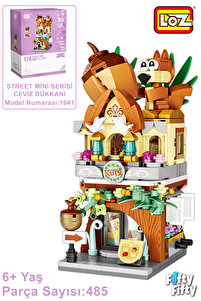 Vagonlife LOZ Street Mini Serisi Ceviz Dükkanı -LZ1641 (485 Parça