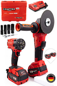 tonfisk トンフィスク　ジャー　Mサイズ＋Sサイズ セット CRAFTERTOOLS Milwake 36V 5Ah 2li Set Şarjlı Taşlama + Şarjlı Somun