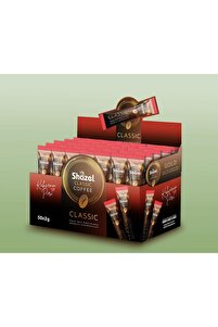Shazel Classic Çözünebilir Hızlı Kahve 50'li Kutu | Klasik Formül