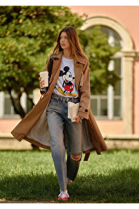 Mavi Kahverengi Trençkot Boyfriend 110703-70215 - Fiyatı, Yorumları