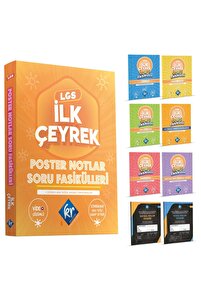 KR Akademi Yayınları LGS Poster Notlar Soru Fasikülleri İlk Çeyrek